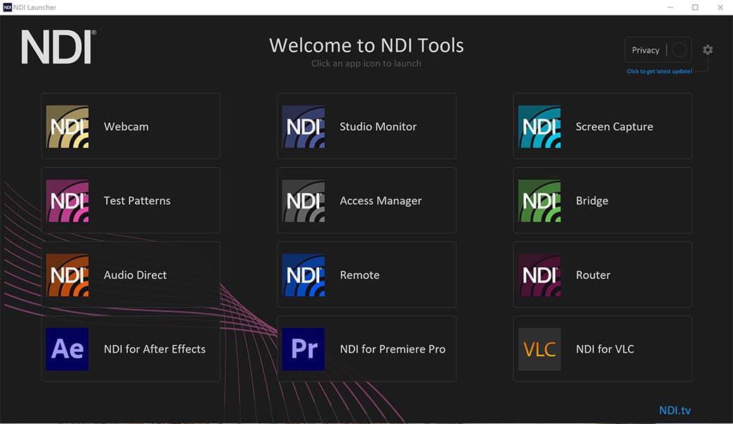NDI Tools 5.5